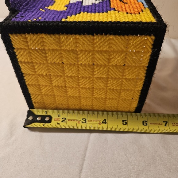 Vintage 1995 Looney Tunes Tissue Box Cover "Road Runner" Plastic Canvas - Picture 6 of 8